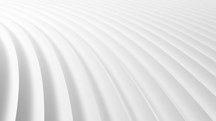 Abstract White Curves
