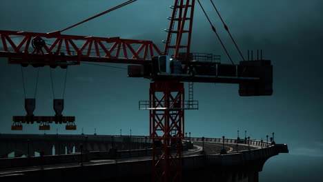 high way bridge under construction