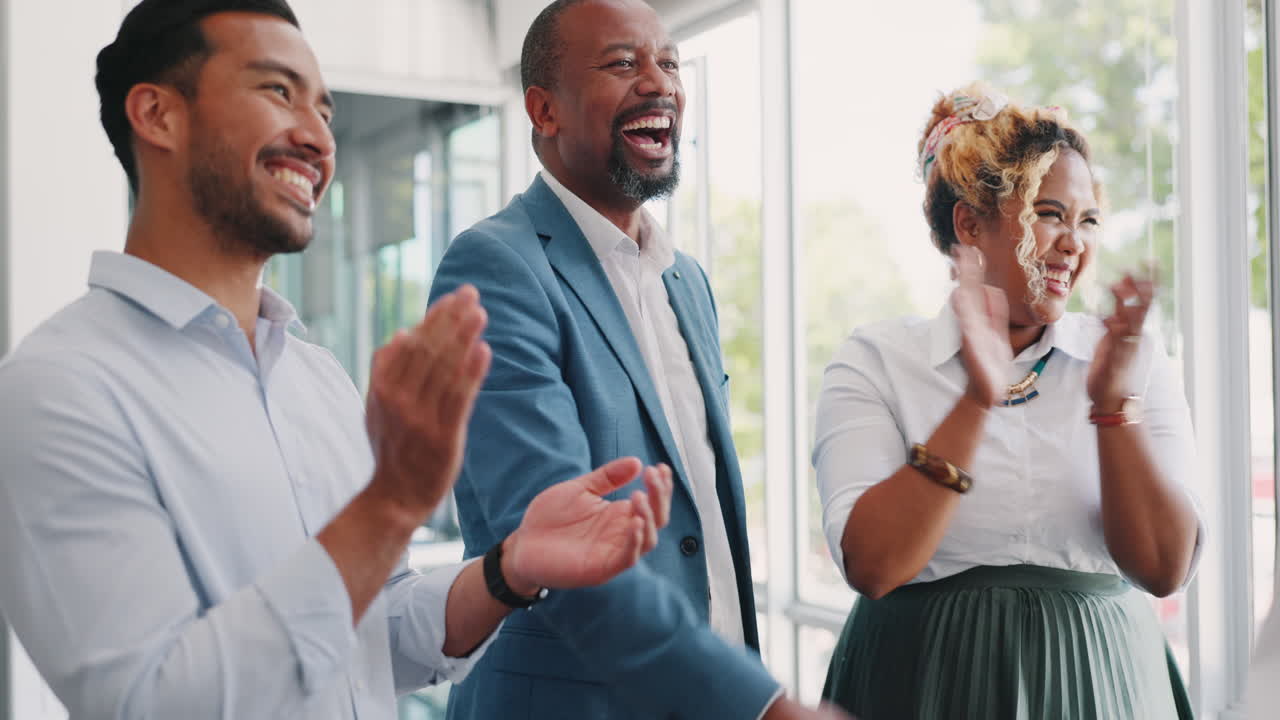 Business people, shaking hands