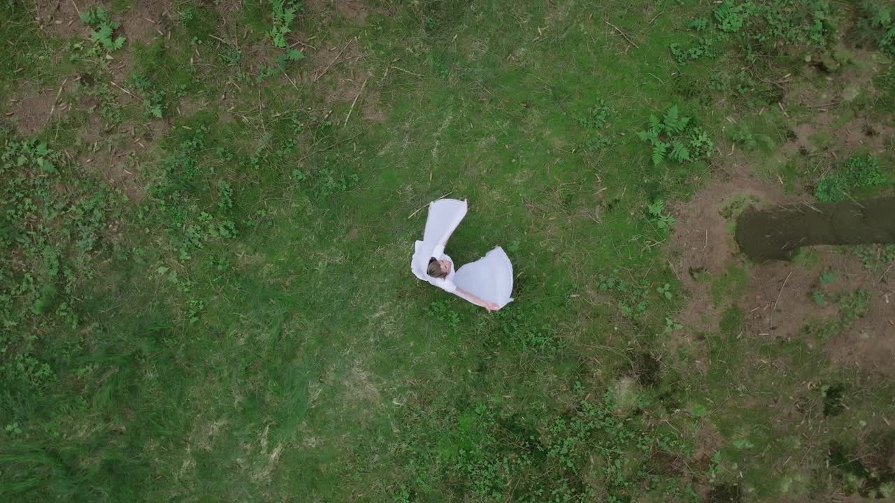 She spins around, her dress in flight, A whirl of joy in morning light