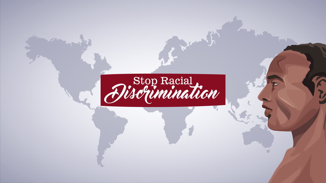 아프로맨과 지구 지도를 이용한 인종차별 캠페인을 중단하라.