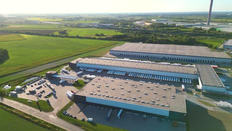 Aerial-view-of-goods-warehouse