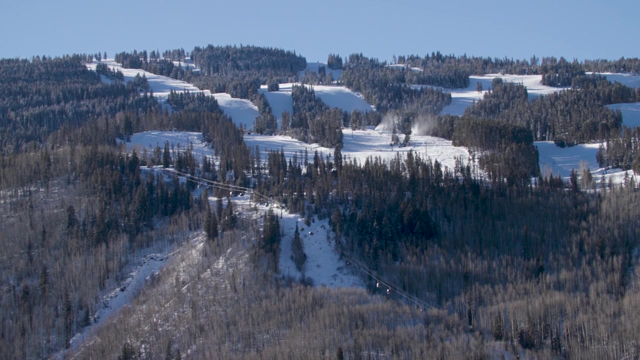 Skifjell i Vail Colorado vintersesong