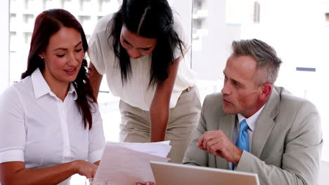 business people working together at meeting