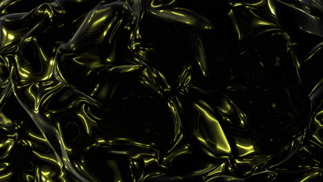 sleek metallic black and yellow abstract design for wallpaper or background