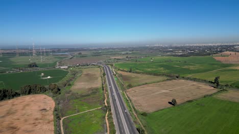 Hochauflösendes-4k-Video-Der-Südlichen-Stadt-Rehovoti---Israel---Aus-Der-Vogelperspektive---Drohnenvideo