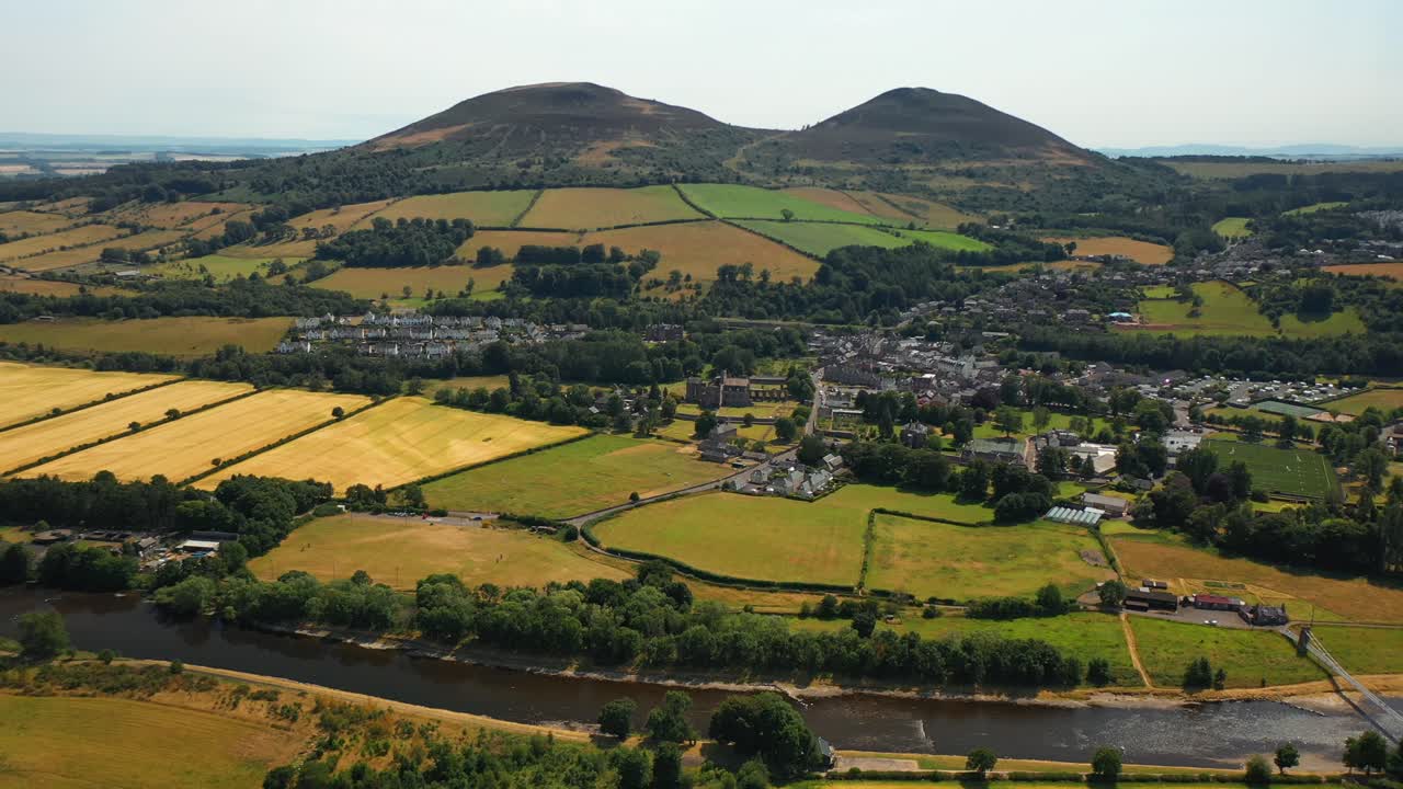 hermosa vista del campo escocés