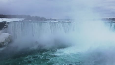 hiperlapso de las cataratas del niágara de izquierda a derecha