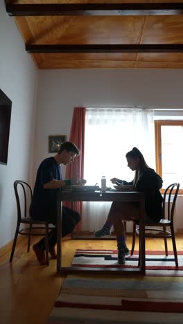 couple having a meal