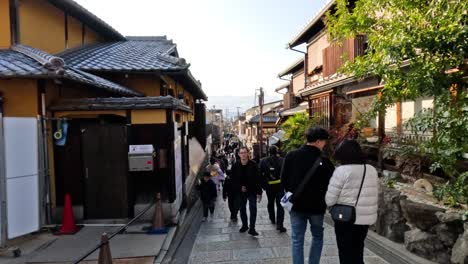 crowds exploring a traditional cultural street