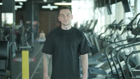 man in a gym