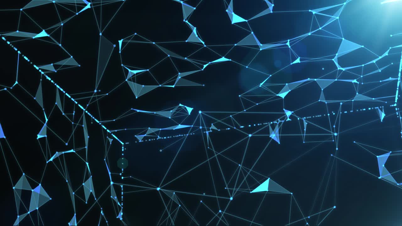 Blue Technology Abstract Background