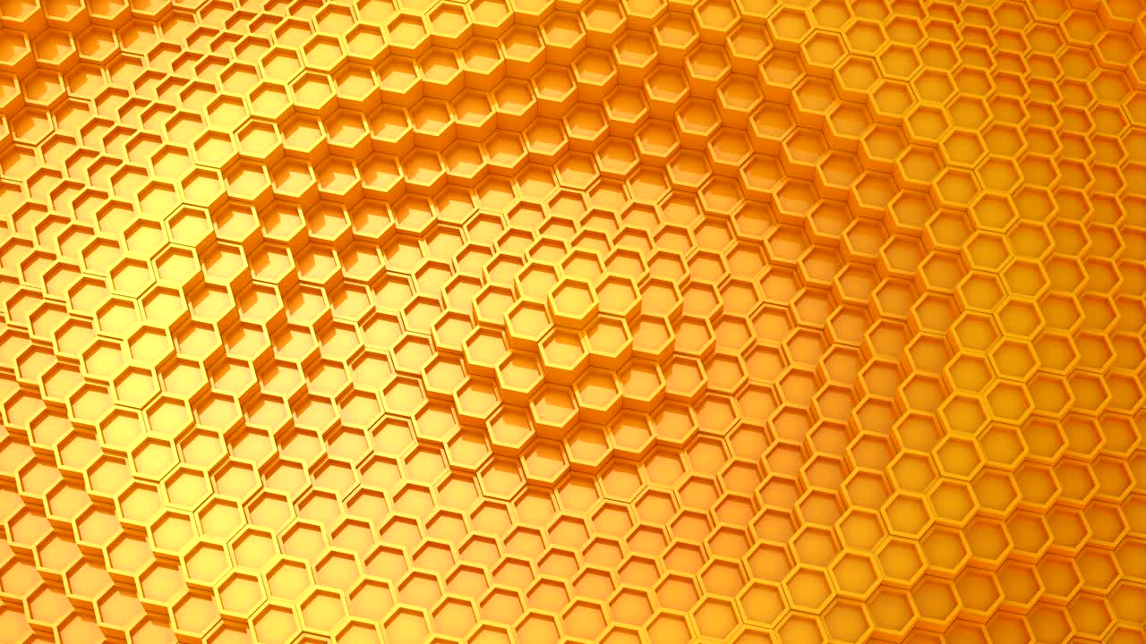 Background of Animated Hexagons