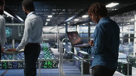 data center software developer panicking after receiving critical error