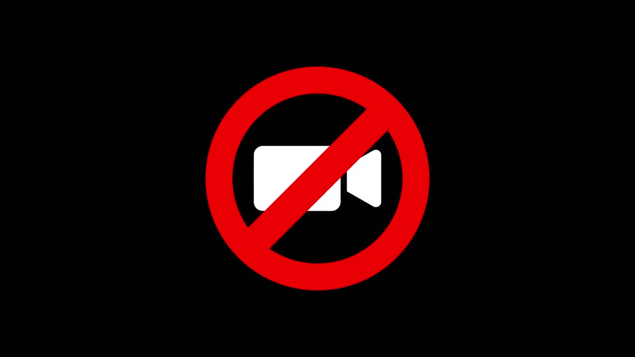 No video allowed