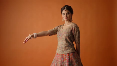 beautiful indian woman in traditional attire