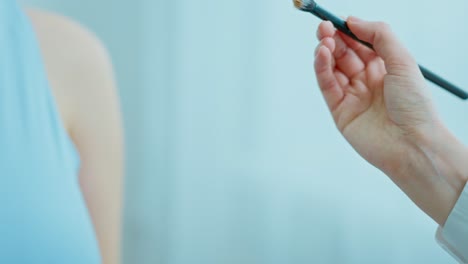aplicación de maquillaje