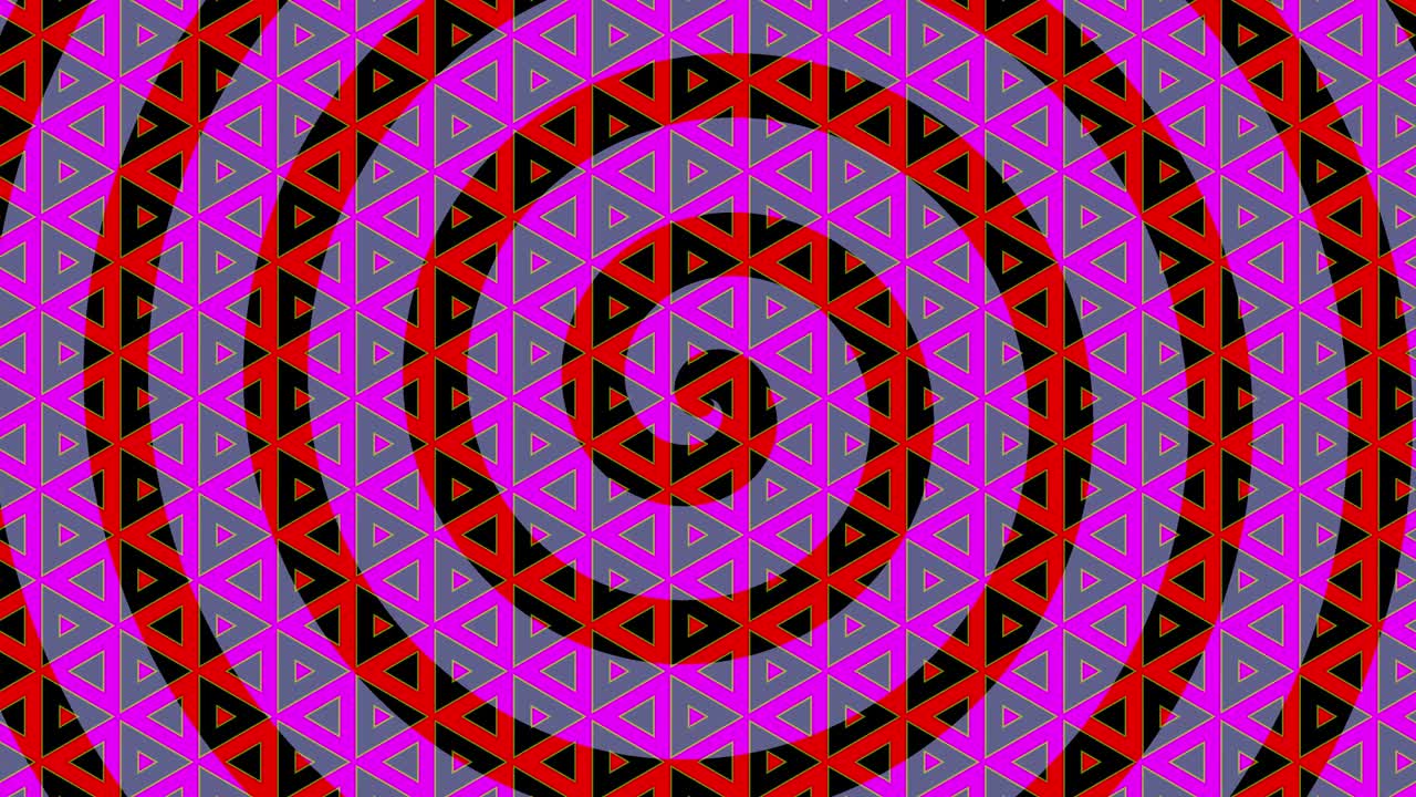 modelo de video 4k con efecto estroboscópico e hipnótico, en formato de video 16: 9.