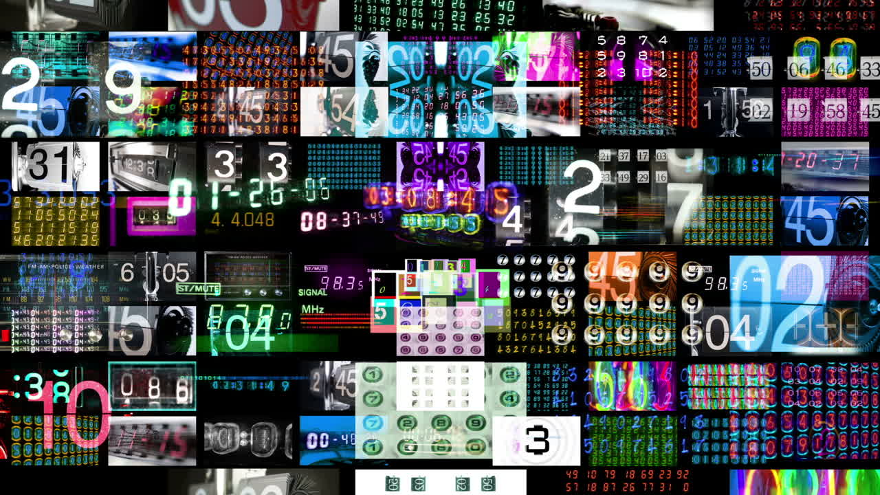 colección de números 0 03