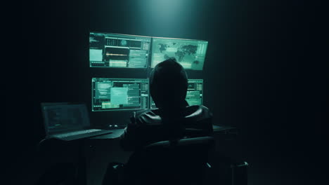 en el cuarto oscuro hacker