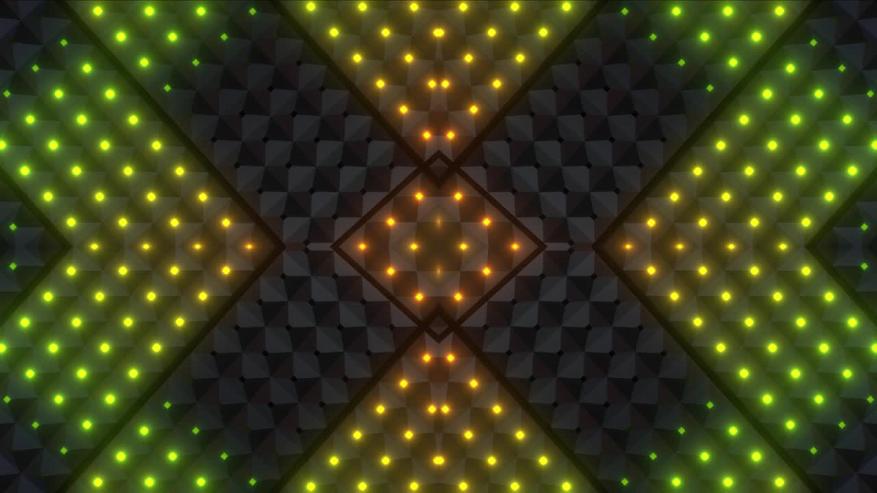Motivo luminoso geometrico astratto e colorato