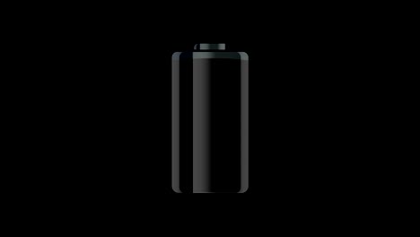 el icono de carga de la batería en el fondo, animación 4k.