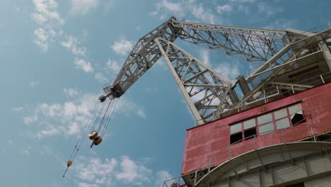 A-ship-yard-Crain-and-blue-skies