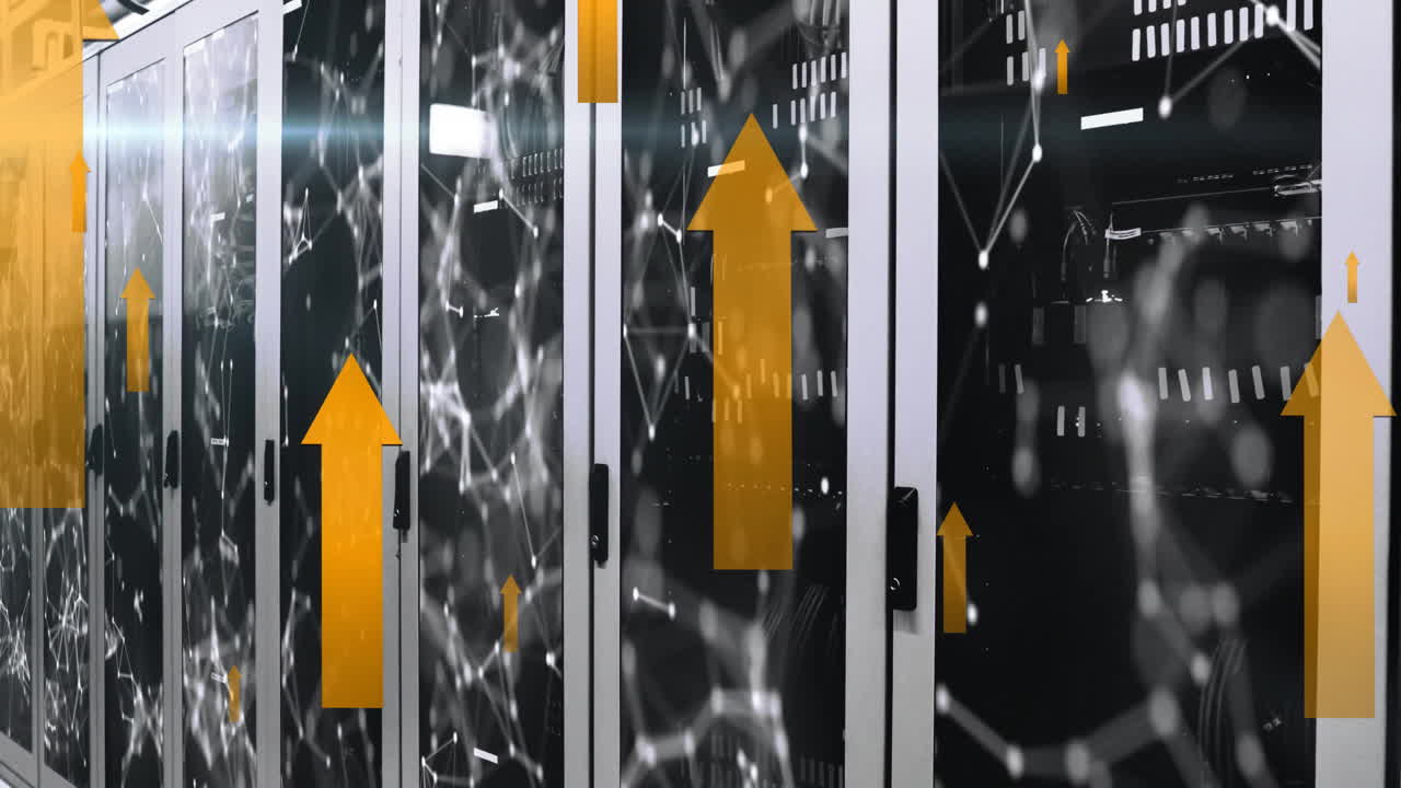 서버 에서 화살표와 모양의 애니메이션