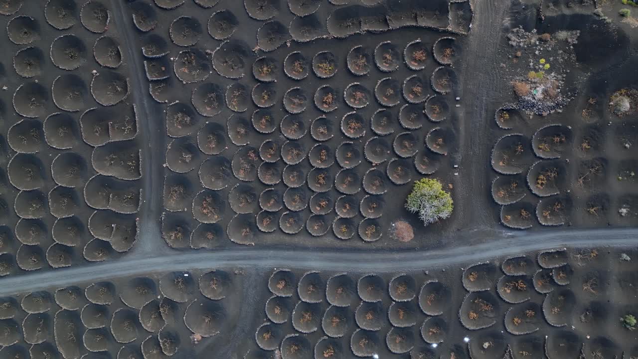 pequeño cráter redondo