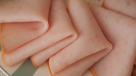 sliced ham or deli meat