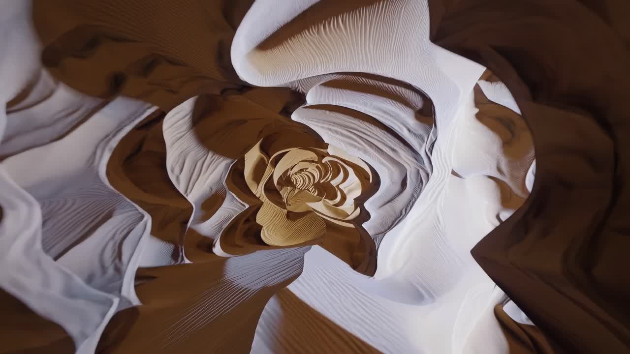 Abstract Sand Dune Art