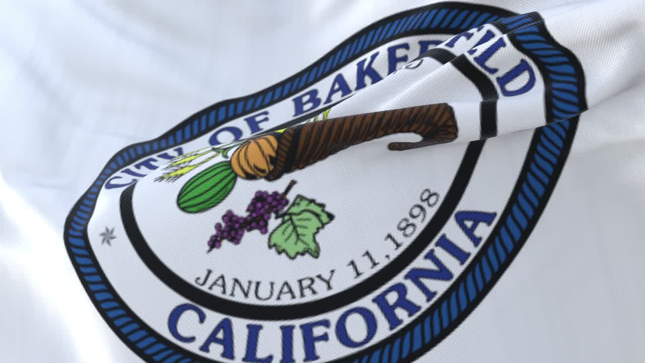 미국 캘리포니아 주 베이커스필드 시의 국기 - 루프