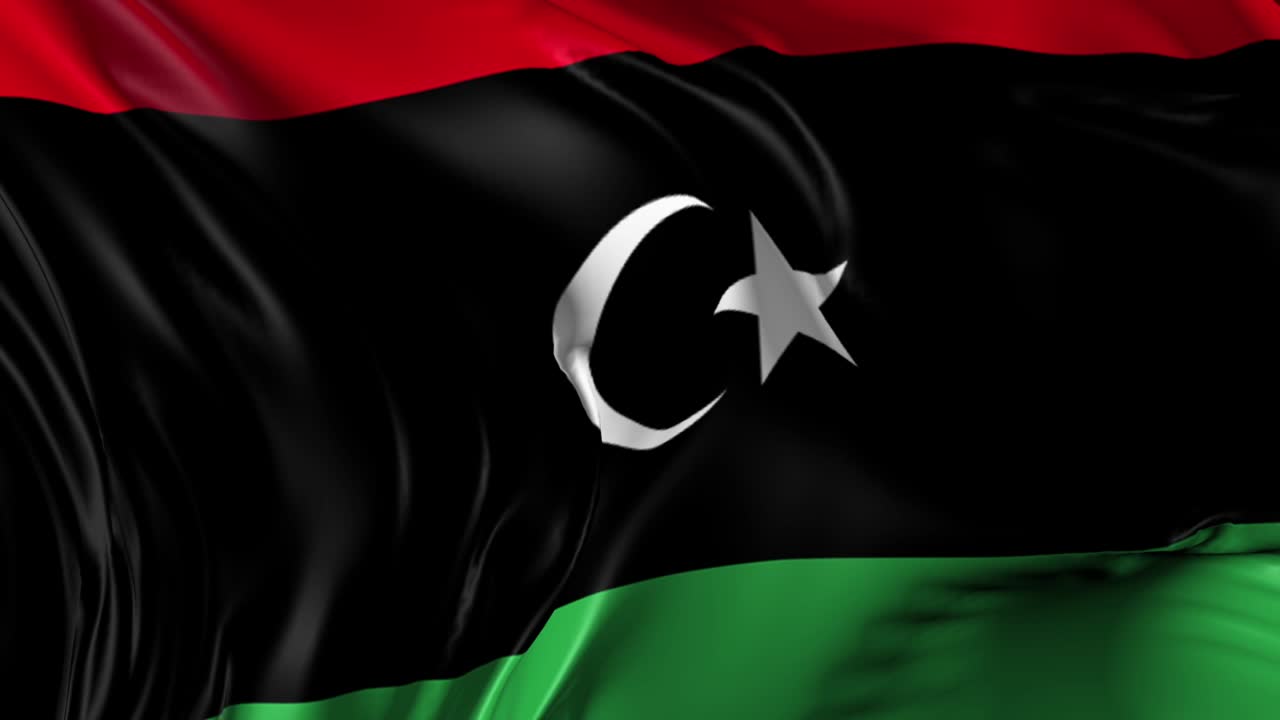 리비아 발의 아름다운 3d 애니메이션 루프 모드