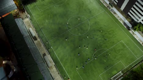 View-of-a-soccer-field-during-a-practice-game