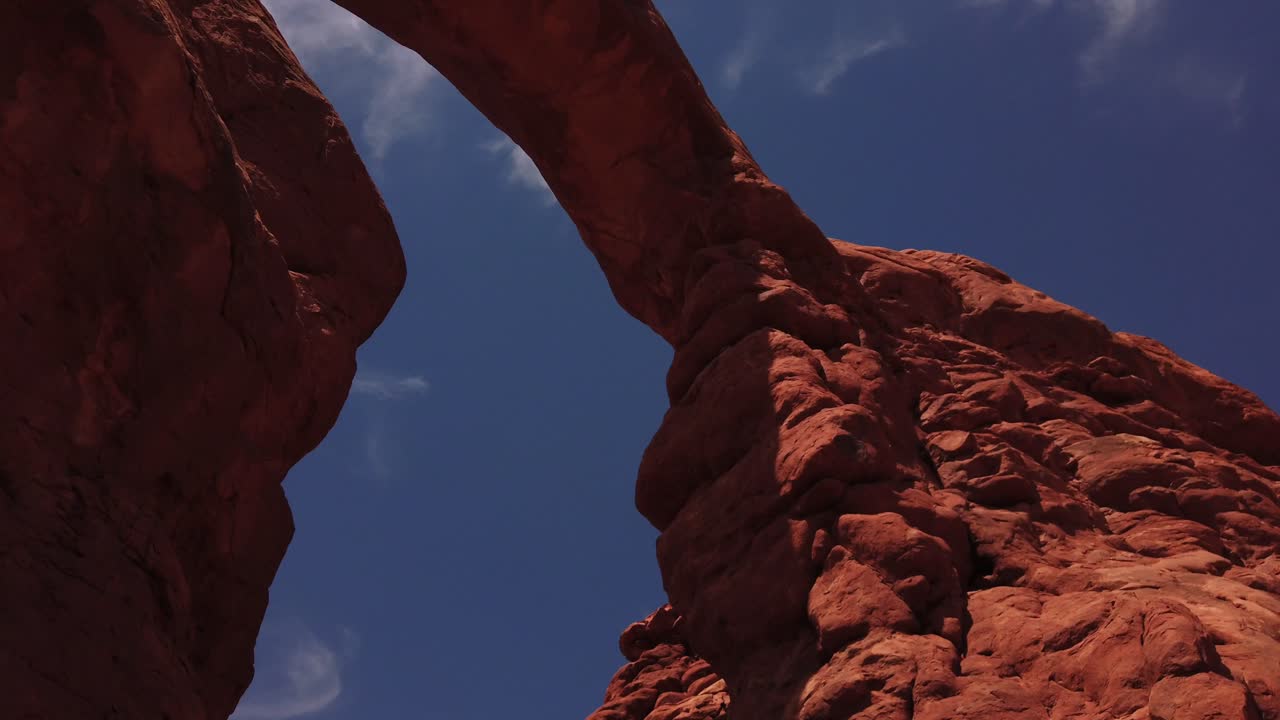 Cinematic shots of scenic natural desert formation areas in and around Moab.