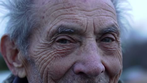 a thoughtful elderly man with distinct facial features reflecting life's experiences in two captivating frames emphasizing his unique character and expression