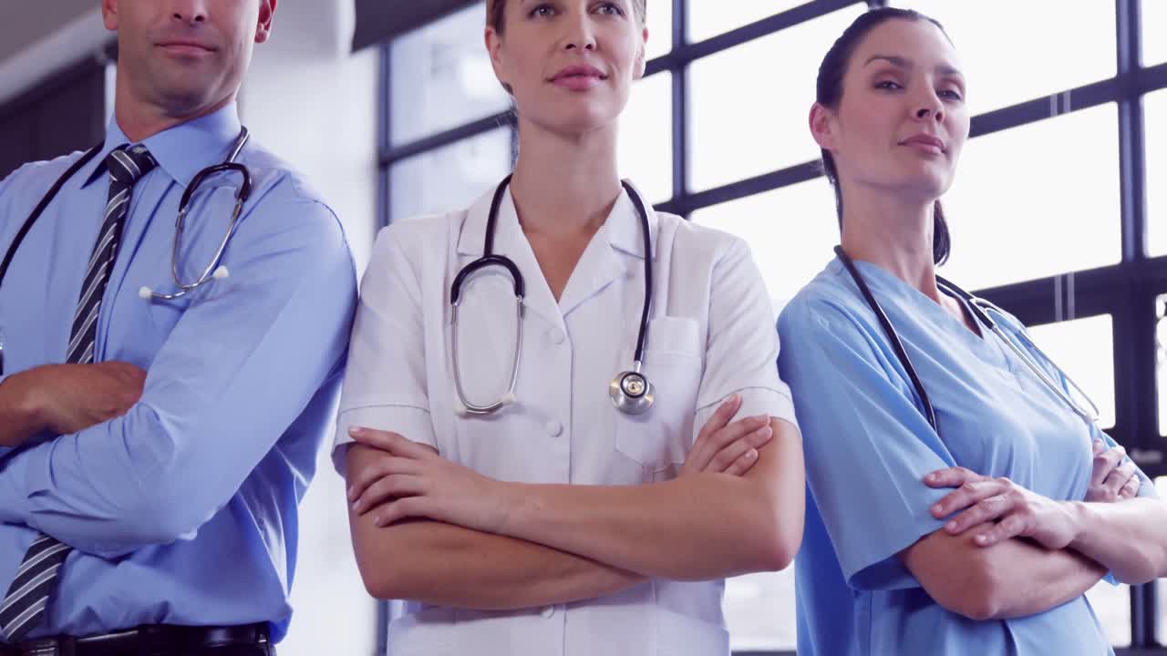 retrato del equipo médico