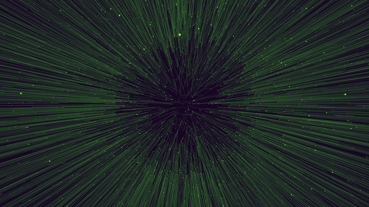 esfera de neón futurista con rayos de luz y destellos en una galaxia oscura