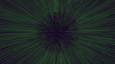 esfera de neón futurista con rayos de luz y destellos en una galaxia oscura