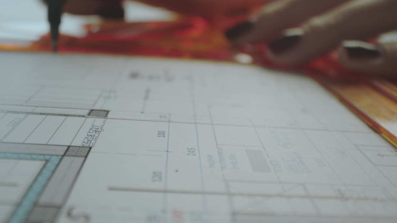 Architectural Drawing in Progress