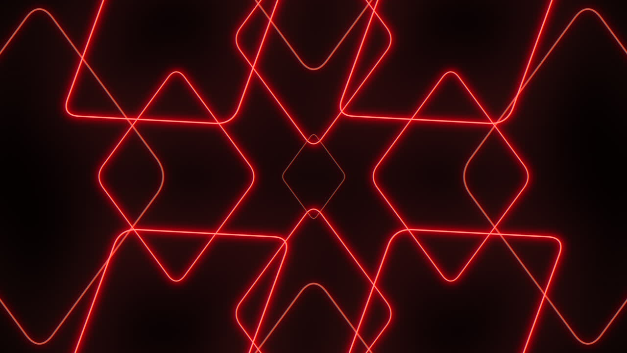Dynamic neon zigzag a striking pattern of red lines in diagonal arrangement
