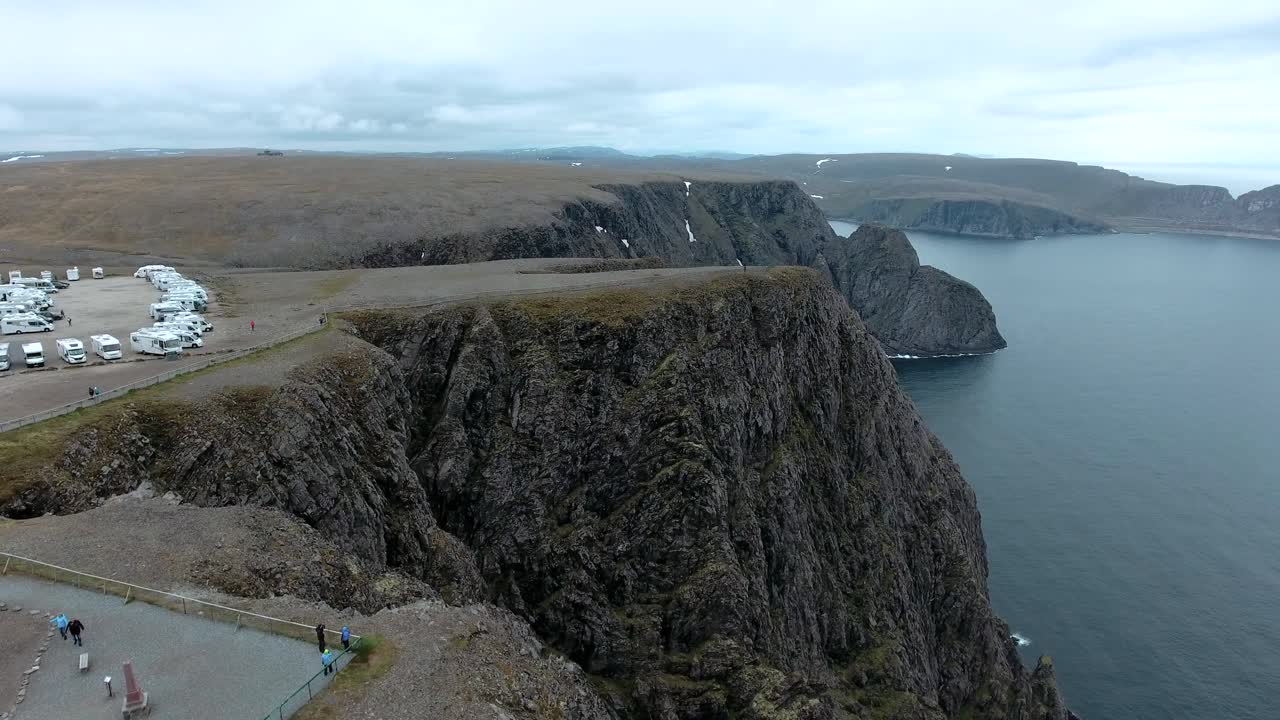 cabo norte (nordkapp) en el norte de noruega.