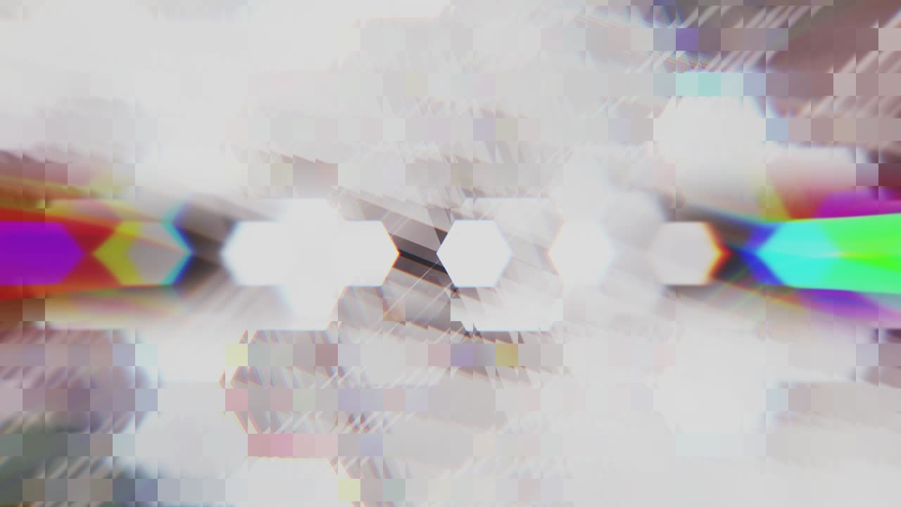 kaleidoscopio en movimiento. gráficos en movimiento de 4k