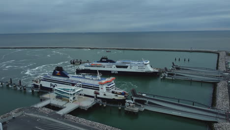 ferry at a port
