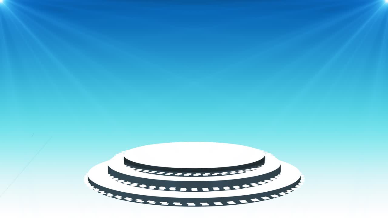 White Podium Display Background