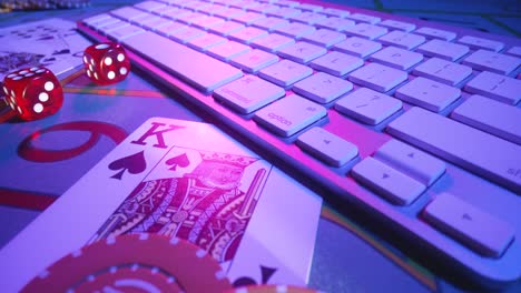 casino table games with keyboard