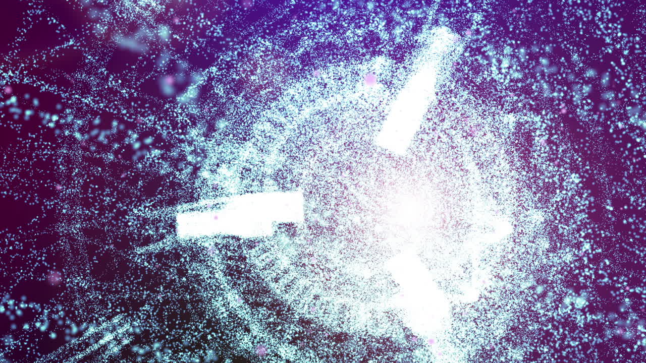 컴퓨터 생성 과학 추상적인 배경