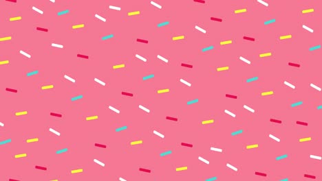 background with donut glaze. decorative bright sprinkles texture pattern design