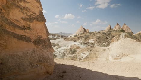 Fairy-chimney-natural-tent-rock-formations-red-valley-Cappadoccia