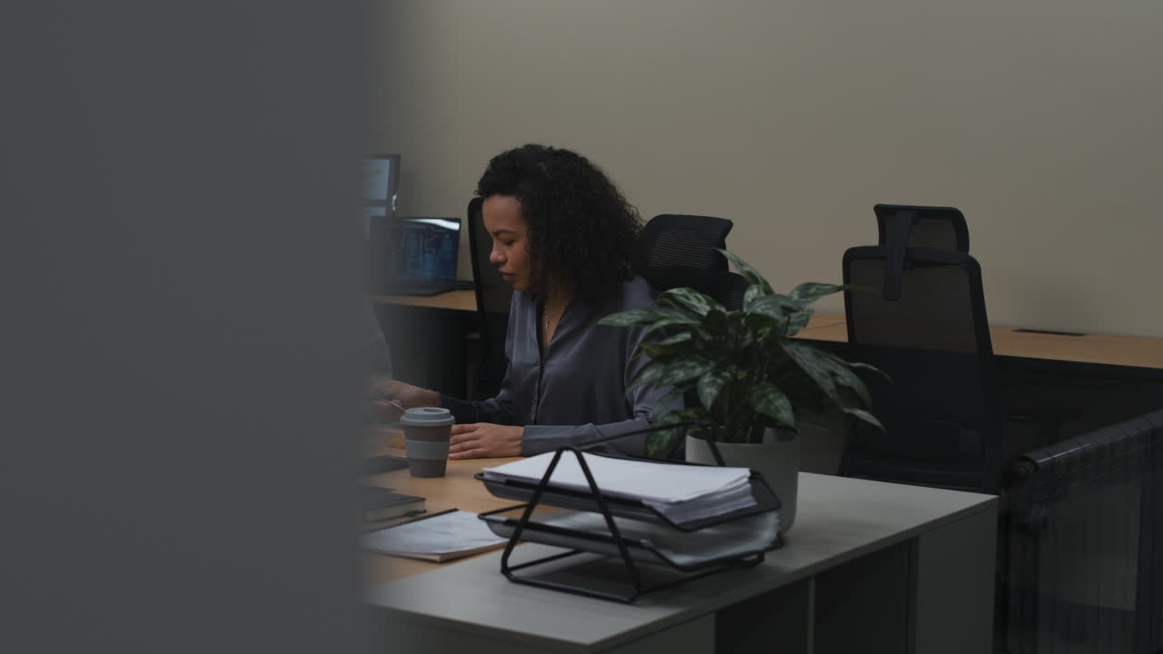 Business Meeting in an Office